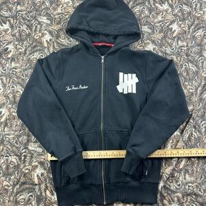 Undefeated Fighting Champs Black  Zip-Up Hoodie
